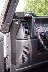 Rugged Ridge CB Radio Dash Mount 97-06 Jeep TJ LJ Jeep Wrangler thumbnail 3