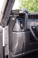 Rugged Ridge CB Radio Dash Mount 97-06 Jeep TJ LJ Jeep Wrangler thumbnail 4