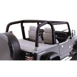 Rugged Ridge Roll Bar Cover Kit Black Denim 97-02 Jeep Wrangler thumbnail 1