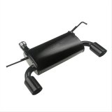 Rugged Ridge Axle Back Exhaust System Black 07-18 Jeep Wrangler thumbnail 2