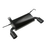 Rugged Ridge Axle Back Exhaust System Black 07-18 Jeep Wrangler thumbnail 3