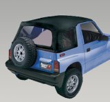 Rugged Ridge XHD S-Top Black Denim Clear Windows 88-94 Sidekicks thumbnail 2