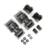 Rugged Ridge 07-18 Jeep Wrangler JK Textured Black Hood Catches thumbnail 1