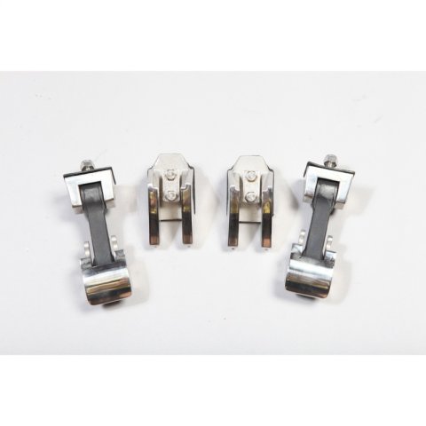 Rugged Ridge 07-18 Jeep Wrangler Stainless Steel Hood Catch Set thumbnail 2