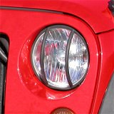 Rugged Ridge 07-18 Jeep Wrangler JK Black Headlight Euro Guards thumbnail 2