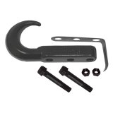 Rugged Ridge 42-02 Jeep CJ / Jeep Wrangler Black Front Tow Hook thumbnail 2