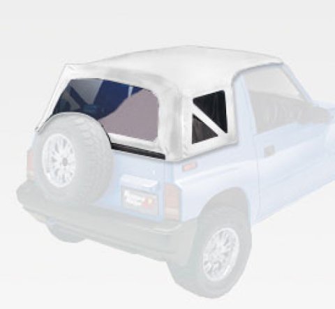 Rugged Ridge XHD S-Top White Denim 88-94 Sidekicks/Geo Trackers thumbnail 2