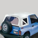Rugged Ridge XHD S-Top White Denim Clear Windows 95-98 Sidekick thumbnail 1