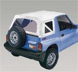 Rugged Ridge XHD S-Top White Denim Clear Windows 95-98 Sidekick thumbnail 2