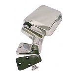 Rugged Ridge 87-02 Jeep Wrangler YJ/TJ Chrome Left Door Mirror thumbnail 1