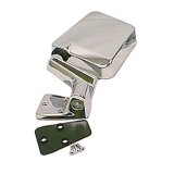 Rugged Ridge 87-02 Jeep Wrangler YJ/TJ Chrome Left Door Mirror thumbnail 2