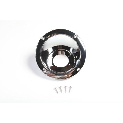 Rugged Ridge 97-06 Jeep Wrangler Chrome Gas Tank Filler Bezel thumbnail 2