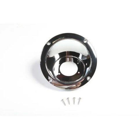 Rugged Ridge 97-06 Jeep Wrangler Chrome Gas Tank Filler Bezel thumbnail 4
