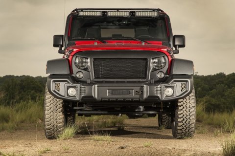 Rugged Ridge Spartacus Front Bumper Black 07-18 Jeep Wrangler thumbnail 3