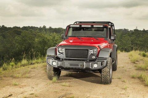 Rugged Ridge Spartacus Front Bumper Black 07-18 Jeep Wrangler thumbnail 5