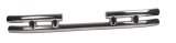 Rugged Ridge 3-In Dbl Tube Rear Bumper SS 87-06 Jeep Wrangler thumbnail 1