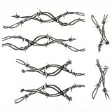 Rugged Ridge Side Decals Pair Barbed Wire 07-18 Jeep Wrangler thumbnail 2