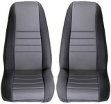 Rugged Ridge Neoprene Front Seat Covers 97-02 Jeep Wrangler TJ thumbnail 1