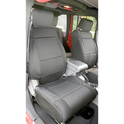 Rugged Ridge Neoprene Front Seat Covers 11-18 Jeep Wrangler JK thumbnail 1