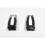 Rugged Ridge Liftgate Hinge Covers Chrome 07-18 Jeep Wrangler thumbnail 2