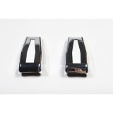 Rugged Ridge Liftgate Hinge Covers Chrome 07-18 Jeep Wrangler thumbnail 3