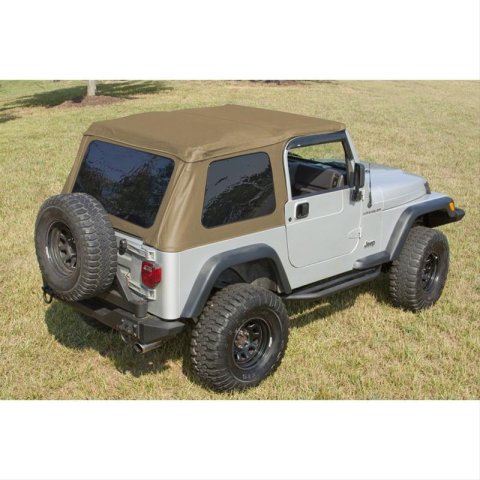Rugged Ridge Bowless XHD Soft Top Spice 97-06 Jeep Wrangler TJ thumbnail 1