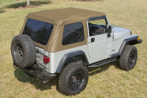 Rugged Ridge Bowless XHD Soft Top Spice 97-06 Jeep Wrangler TJ thumbnail 2