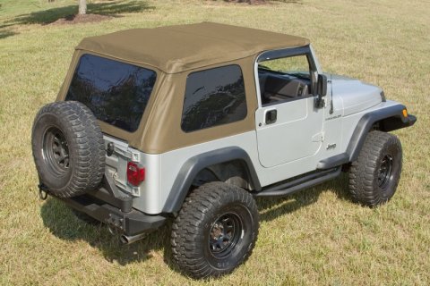 Rugged Ridge Bowless XHD Soft Top Spice 97-06 Jeep Wrangler TJ thumbnail 3