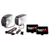 Rugged Ridge 5x7-In Halogen Fog Light Kit Black Steel Housings thumbnail 2