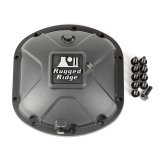 Rugged Ridge Boulder Aluminum Differential Cover Dana 30 Black thumbnail 1