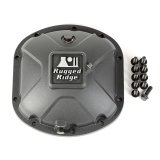 Rugged Ridge Boulder Aluminum Differential Cover Dana 30 Black thumbnail 2