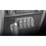Rugged Ridge Lower Console Switch Panel 07-10 Jeep Wrangler JK thumbnail 4