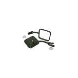 Rugged Ridge 55-86 Jeep CJ Black Side Mirrors w/ Convex Glass thumbnail 3