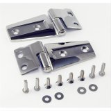 Rugged Ridge 07-18 Jeep Wrangler JK Stainless Hood Hinge Kit thumbnail 1