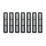 Rugged Ridge Billet Grille Inserts Black 97-06 Jeep Wrangler thumbnail 2