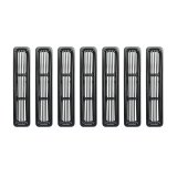 Rugged Ridge Billet Grille Inserts Black 97-06 Jeep Wrangler thumbnail 3