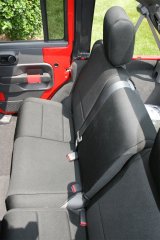 Rugged Ridge Neoprene Rear Seat Cover 07-18 Jeep Wrangler JKU thumbnail 4