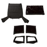 Rugged Ridge Montana Top Black Diamond W/SkinsTinted 88-95 YJ thumbnail 2