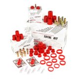 Rugged Ridge Polyurethane Bushing Kit Red 84-01 Cherokee (XJ) thumbnail 1
