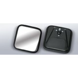 Rugged Ridge 55-86 Jeep CJ Black CJ-Style Convex Mirror Head thumbnail 3