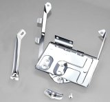 Rugged Ridge 76-86 Jeep CJ Stainless Steel Battery Tray Kit thumbnail 3