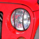 Rugged Ridge 97-06 Jeep Wrangler Black Headlight Euro Guards thumbnail 1