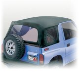 Rugged Ridge S-Top Black Denim Clear Windows 88-94 Sidekicks thumbnail 3