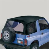 Rugged Ridge S-Top Black Denim Clear Windows 95-98 Sidekicks thumbnail 3