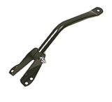 Rugged Ridge 55-86 Jeep CJ Black Left Mirror Arm & Bracket thumbnail 2