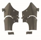 Rugged Ridge 97-06 Jeep Wrangler TJ Black Windshield Hinges thumbnail 1