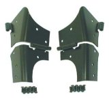 Rugged Ridge 97-06 Jeep Wrangler TJ Black Windshield Hinges thumbnail 2