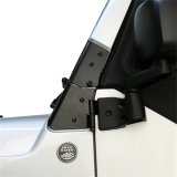 Rugged Ridge 97-06 Jeep Wrangler TJ Black Windshield Hinges thumbnail 3
