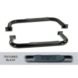 Rugged Ridge 3in Round Tube Side Steps Black 76-86 Jeep CJ7 thumbnail 2