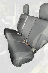 Rugged Ridge E-Ballistic Seat Cover Rear Black 07-10 JK 4Dr thumbnail 1